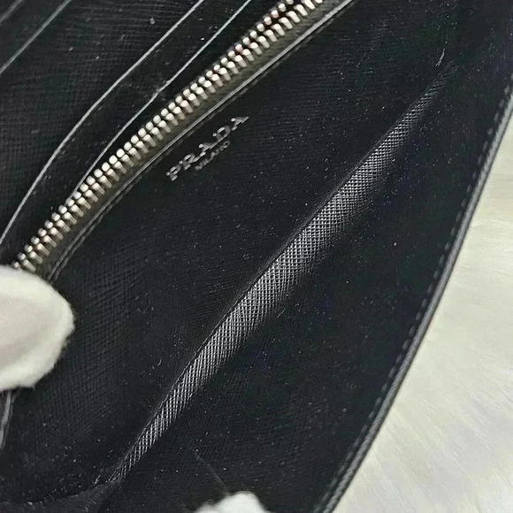 Prada Black Nylon  Long Wallet - Picture 12 of 16